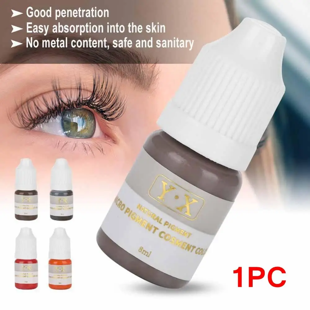 1PC 8ML Beauty Tool Supplies MakeUp Easy To Paint Tattoo Ink Pigment Eyebrow Eyeliner Lipliner Microblading Body Art
1PC 8ML Beauty Tool Supplies MakeUp Easy To Paint Tattoo Ink Pigment Eyebrow Eyeliner Lipliner Microblading Body Art