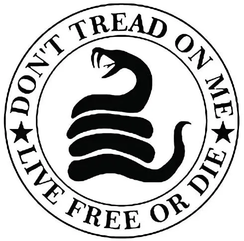 KCD Don't Tread On Me Live Free Or Die Vinyl Decal Sticker|Walls Cars Trucks Vans Laptops|Black|5.5 in|KCD735B
KCD Don't Tread On Me Live Free Or Die Vinyl Decal Sticker|Walls Cars Trucks Vans Laptops|Black|5.5 in|KCD735B
