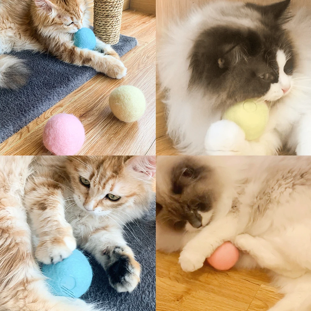 Smart Cat Toys Interactive Ball Catnip Cat Training Toy Pet Playing Ball Pet Squeaky Supplies Products Toy For Cats Kitten Kitty
Smart Cat Toys Interactive Ball Catnip Cat Training Toy Pet Playing Ball Pet Squeaky Supplies Products Toy For Cats Kitten Kitty