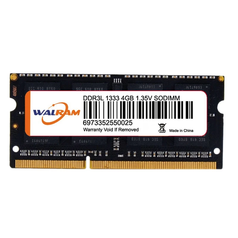 WALRAM Memory Module Memory Card 4GB DDR3L 1333Mhz Pc3L-10600 204-Pin Suitable for Desktop Computer Memory
WALRAM Memory Module Memory Card 4GB DDR3L 1333Mhz Pc3L-10600 204-Pin Suitable for Desktop Computer Memory