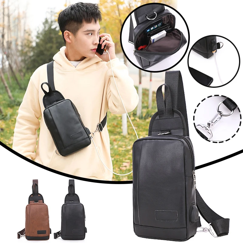 Casual Crossbody Chest Bag with USB Port Design Durable Lightweight Comfortable to Wear Wear Resistant for Daily Life d88
Casual Crossbody Chest Bag with USB Port Design Durable Lightweight Comfortable to Wear Wear Resistant for Daily Life d88