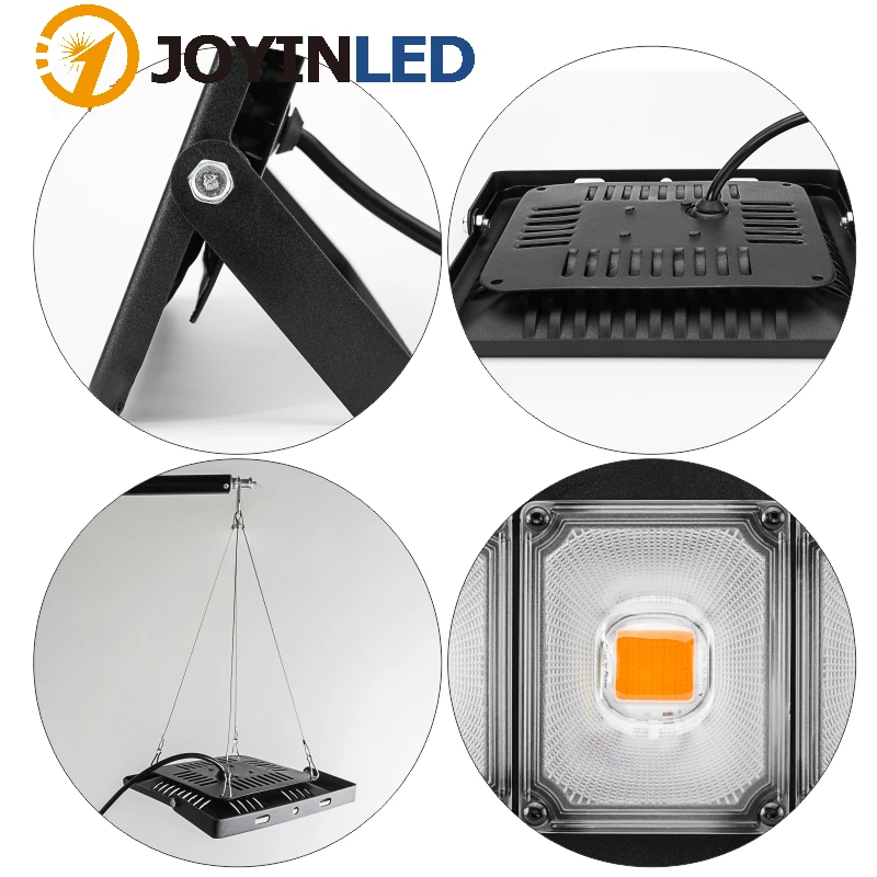 Led Floodlight AC 110V 220V Phyto Grow Lamp IP65 30W 50W 100W 150W Full Spectrum Outdoor Lighting Wall Lamp LED Flood Light