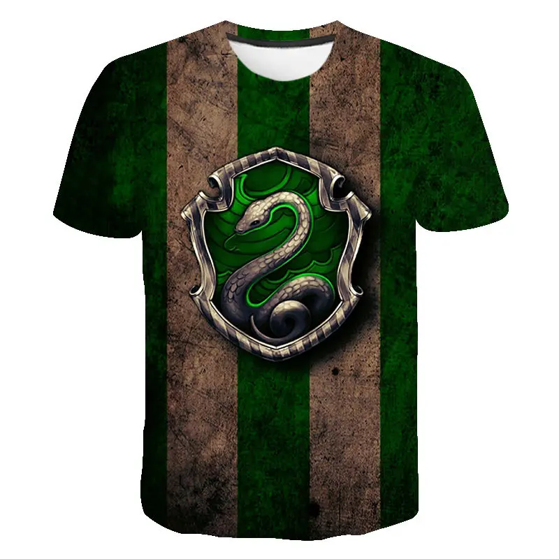 3D Printed Summer Fashion T Shirt Slytherin Men Women Children Casual Streetwear Boy Girl Kids Cotton Short Sleeve Cool Tops
3D Printed Summer Fashion T Shirt Slytherin Men Women Children Casual Streetwear Boy Girl Kids Cotton Short Sleeve Cool Tops