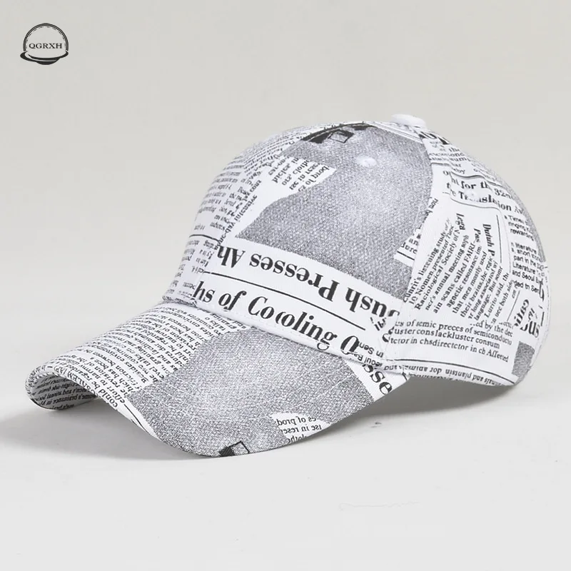 Europe America Baseball Hat Hip Hop Newspaper Pattern Cap Men All-match Baseball Cap Summer Sunscreen Sun Visor Sports Cap Women
Europe America Baseball Hat Hip Hop Newspaper Pattern Cap Men All-match Baseball Cap Summer Sunscreen Sun Visor Sports Cap Women