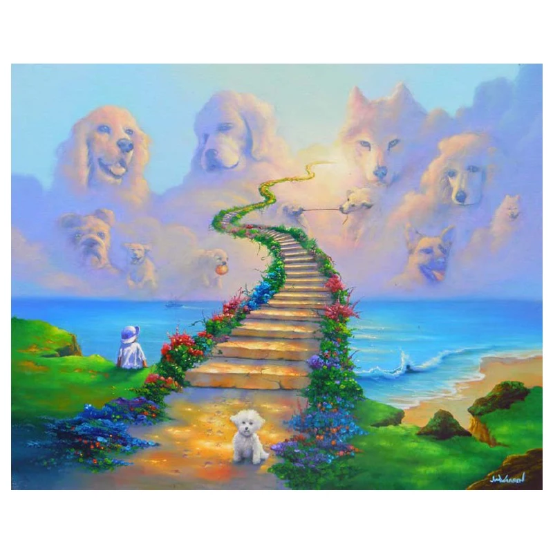 Amishop FREE Delivery Top Quality Popular Counted Cross Stitch Kit All Dog Go To Heaven Paradise, Dogs Heaven
Amishop FREE Delivery Top Quality Popular Counted Cross Stitch Kit All Dog Go To Heaven Paradise, Dogs Heaven