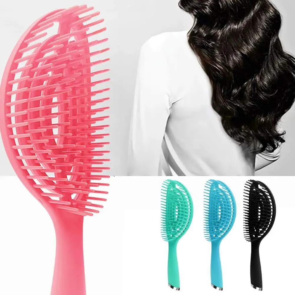 Для волос Массажная расческа выдалбливают эргономичная ручка для йоги TPE эллиптический волос моделирующая кисть для салона 
Для волос Массажная расческа выдалбливают эргономичная ручка для йоги TPE эллиптический волос моделирующая кисть для салона