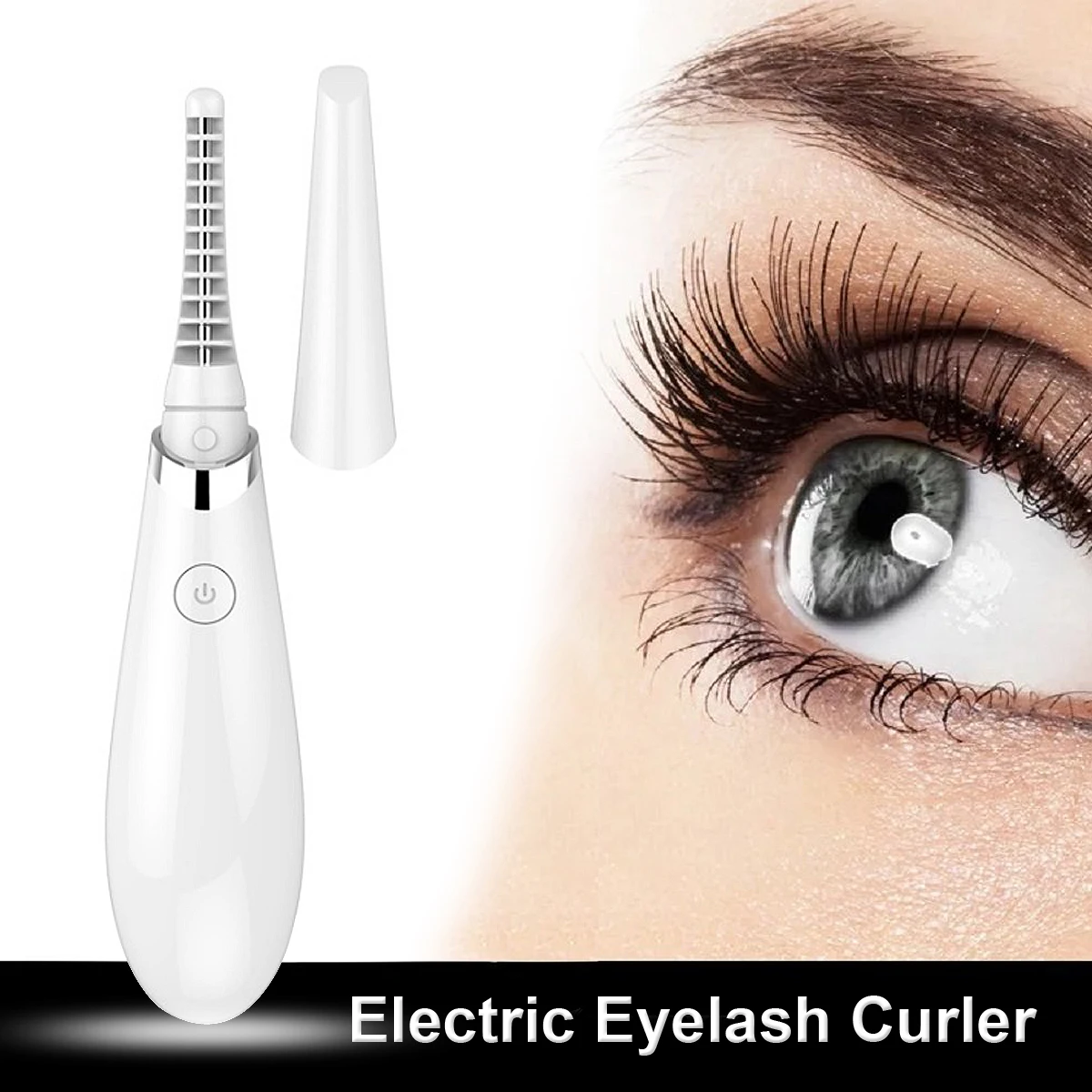 Mini USB Rechargeable Electric Heated Eyelash Curler Long-Lasting Electric Ironing Mascara Brush Device Beauty Gift Makeup Tool
Mini USB Rechargeable Electric Heated Eyelash Curler Long-Lasting Electric Ironing Mascara Brush Device Beauty Gift Makeup Tool