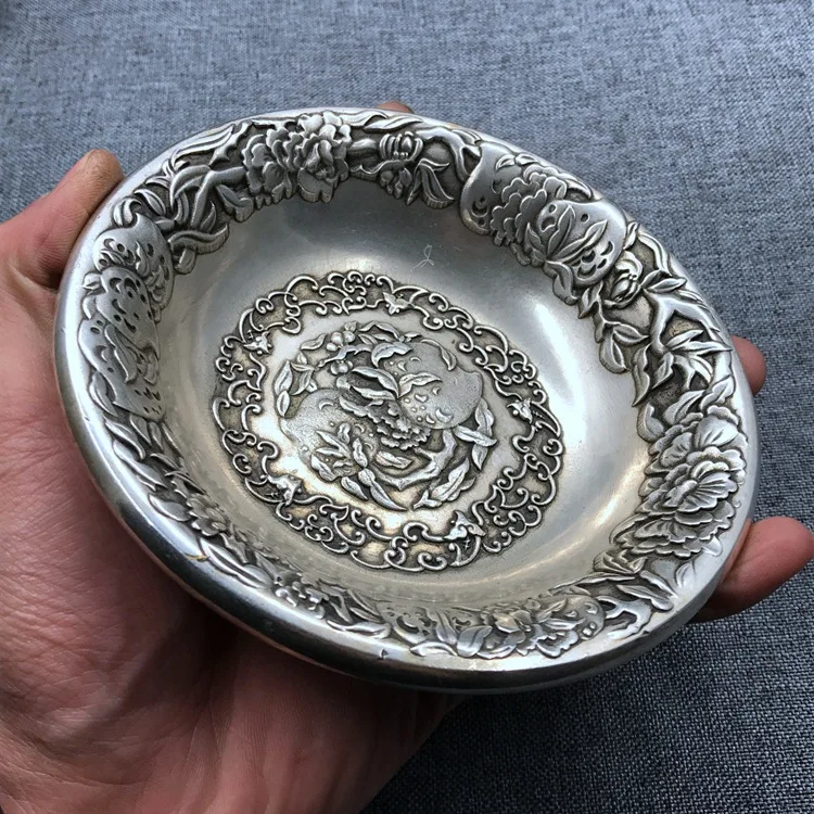 LAOJUNLU Imitation Antique White Copper Silver Plate Peach Pen Wash Birthday Peach Pure Copper Plate Cup Holder Retro Ashtray
LAOJUNLU Imitation Antique White Copper Silver Plate Peach Pen Wash Birthday Peach Pure Copper Plate Cup Holder Retro Ashtray