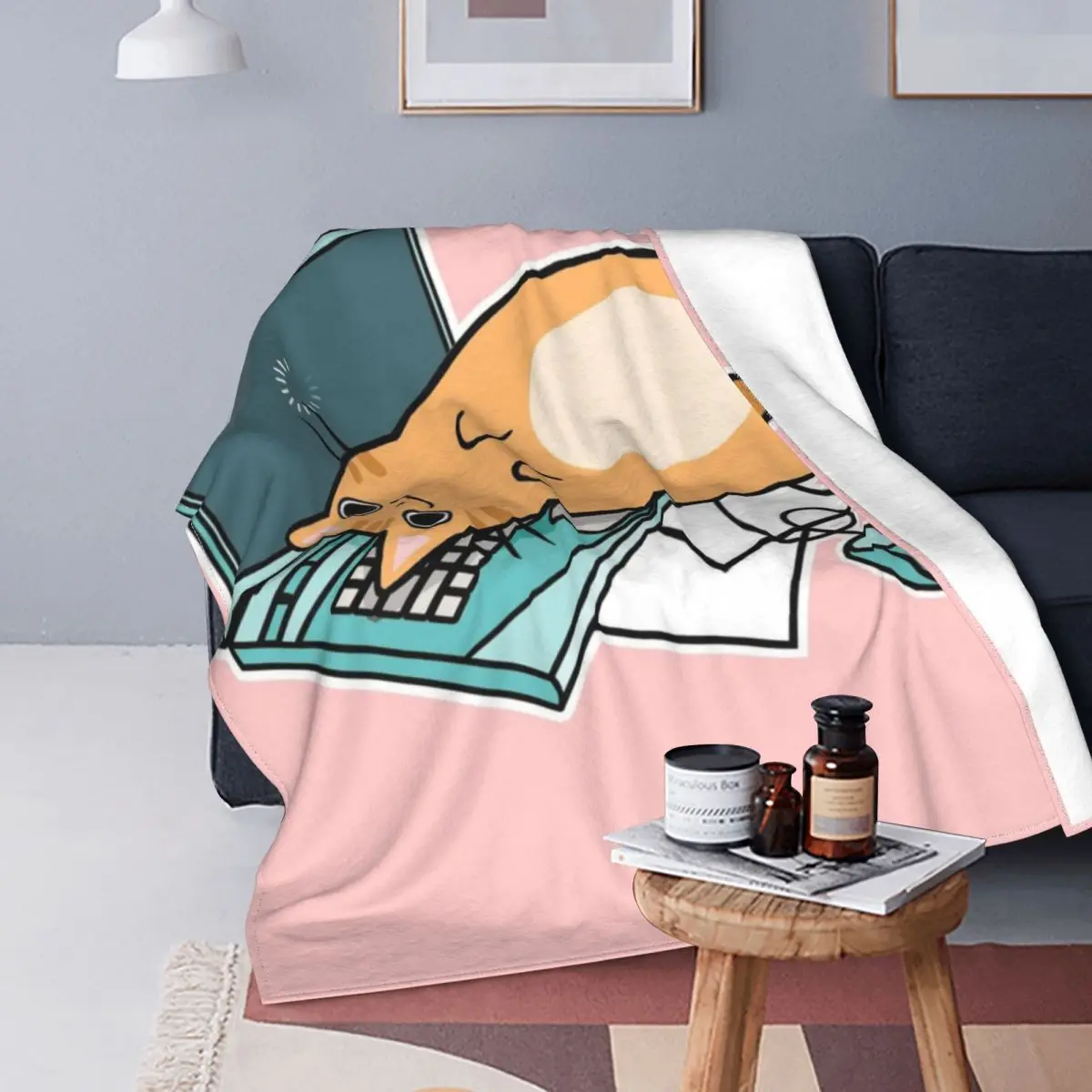 Cute Laptop Cat Heart Blanket Lazy Animals Super Soft Fashion Bedspread Fuzzy Fleece Car Blanket
Cute Laptop Cat Heart Blanket Lazy Animals Super Soft Fashion Bedspread Fuzzy Fleece Car Blanket