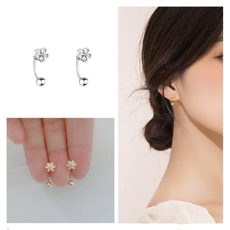 Женские серьги для пирсинга, посеребренные серьги в форме цветка с золотыми винтами и кристаллами, летние аксессуары для пирсинга
Женские серьги для пирсинга, посеребренные серьги в форме цветка с золотыми винтами и кристаллами, летние аксессуары для пирсинга