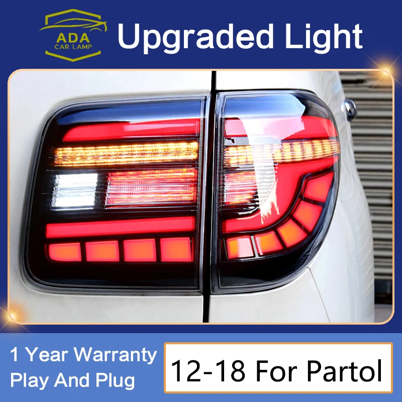 For Nissan Patrol Y62 2008 - 2019 LED Car Taillight Tail Lights Rear Fog Lamp Moving Turn Signal Reverse Brake Light
For Nissan Patrol Y62 2008 - 2019 LED Car Taillight Tail Lights Rear Fog Lamp Moving Turn Signal Reverse Brake Light