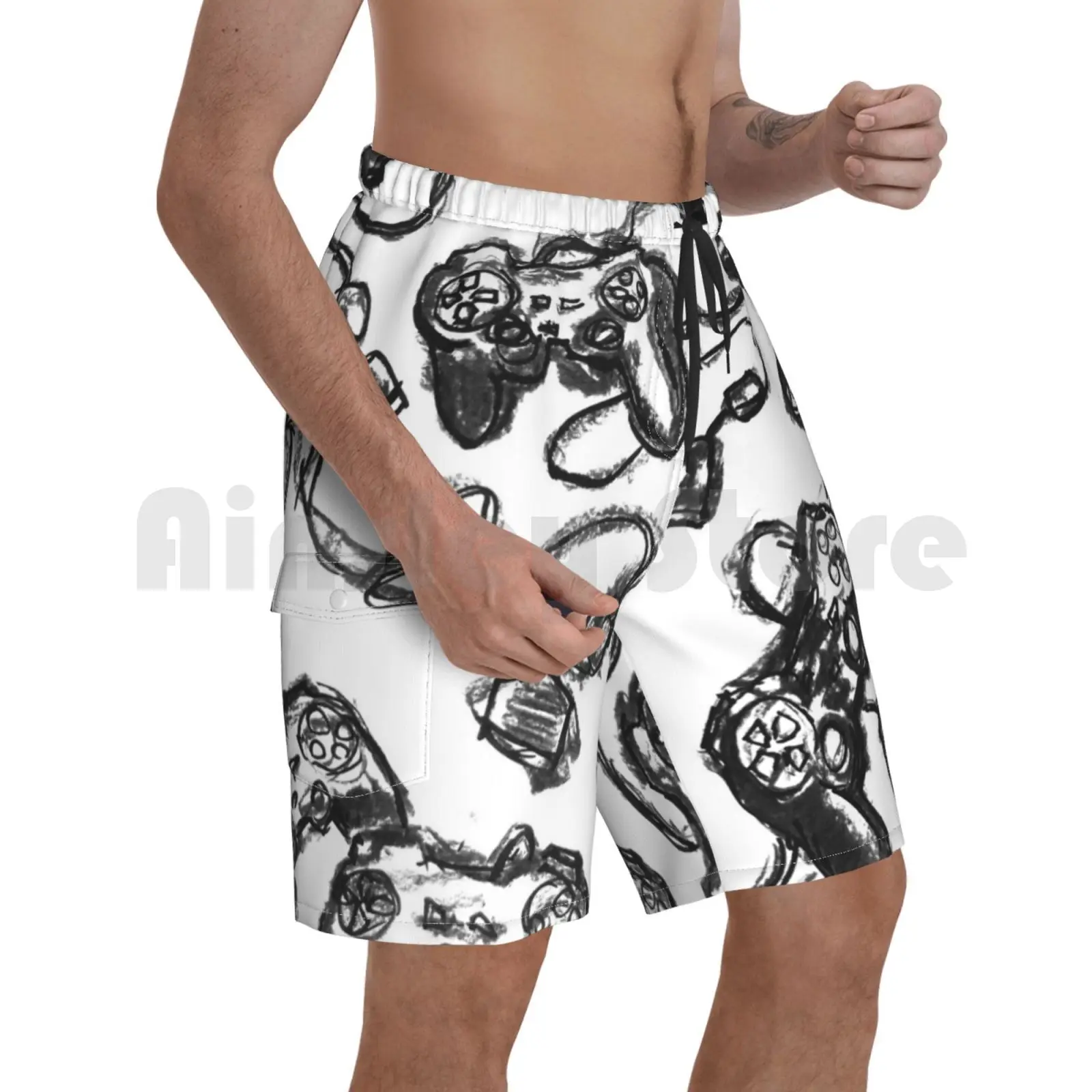 Playstation Controllers Beach Shorts Men Beach Pants Swimwear Playstation Controllers Controller Game Game System
Playstation Controllers Beach Shorts Men Beach Pants Swimwear Playstation Controllers Controller Game Game System