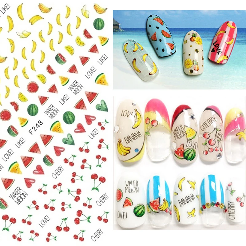 Summer Fruit Water Decals Watermelon Banana Lemon Strawberry Leaf Designs Nail Stickers Wraps Slider Decoration Manicures 2021
Summer Fruit Water Decals Watermelon Banana Lemon Strawberry Leaf Designs Nail Stickers Wraps Slider Decoration Manicures 2021