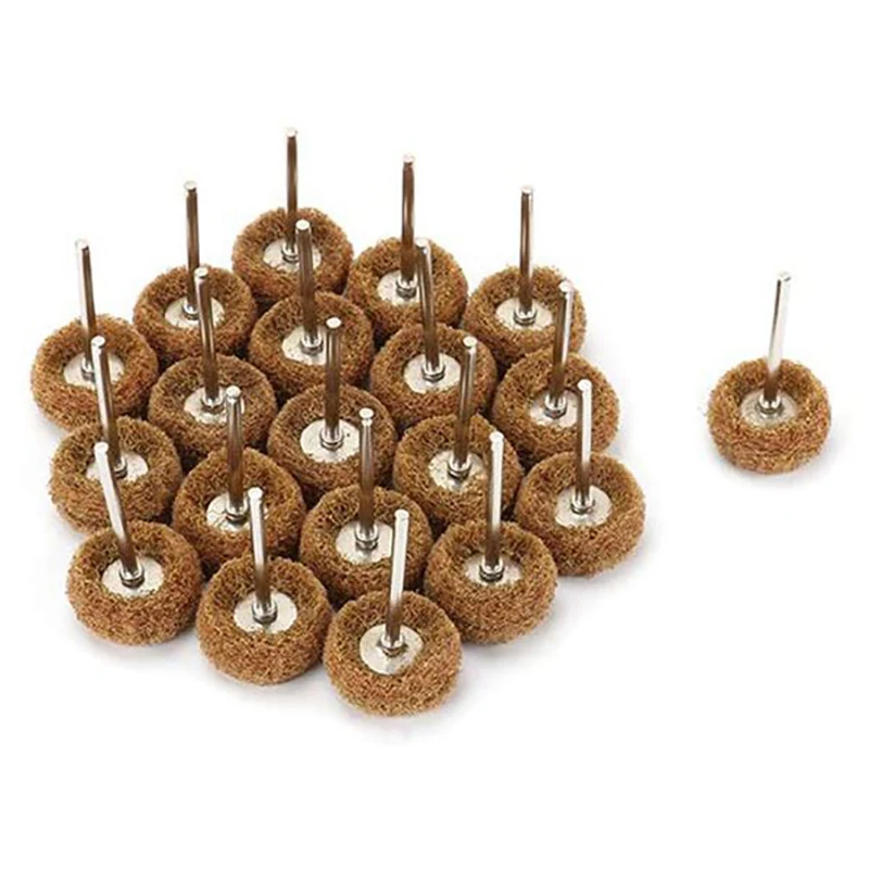 100Pcs Abrasive Nylon Scouring Brush Grit 120 Grinding Sanding Head Buffing Polishing Wheel for Grinding Tools
100Pcs Abrasive Nylon Scouring Brush Grit 120 Grinding Sanding Head Buffing Polishing Wheel for Grinding Tools