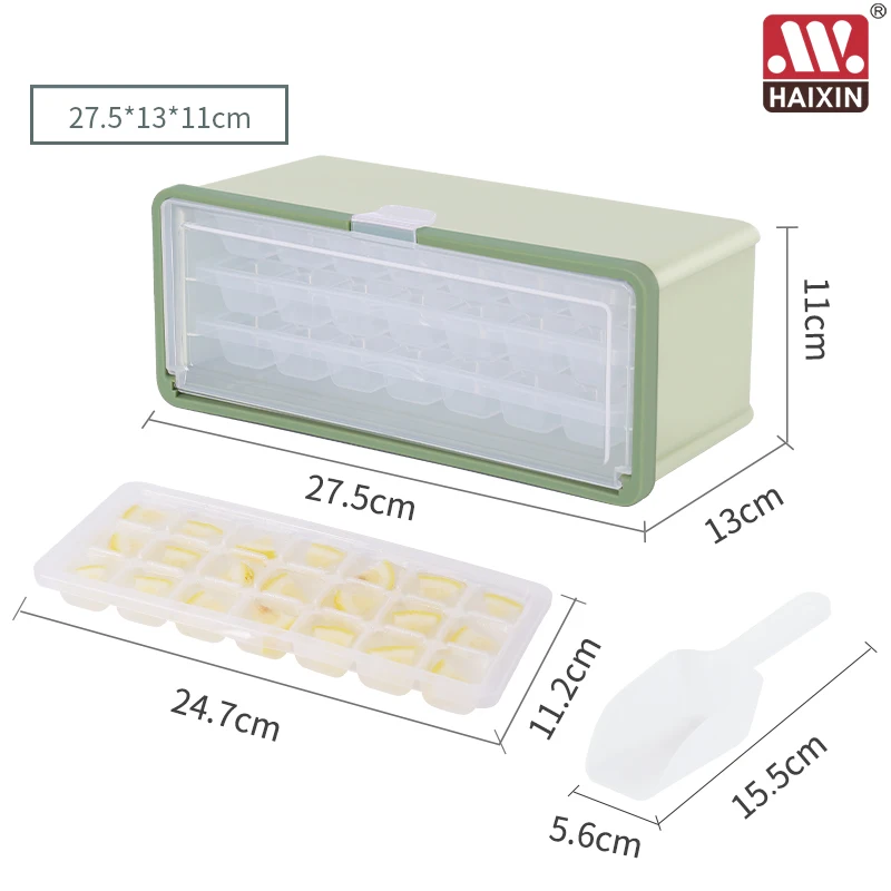 Ice Cube Trays Silicon Bottom Ice Cube Storage Container Box With Lid Drawer type Ice Mold Makers For Cool Drinks Bar Accessorie
Ice Cube Trays Silicon Bottom Ice Cube Storage Container Box With Lid Drawer type Ice Mold Makers For Cool Drinks Bar Accessorie