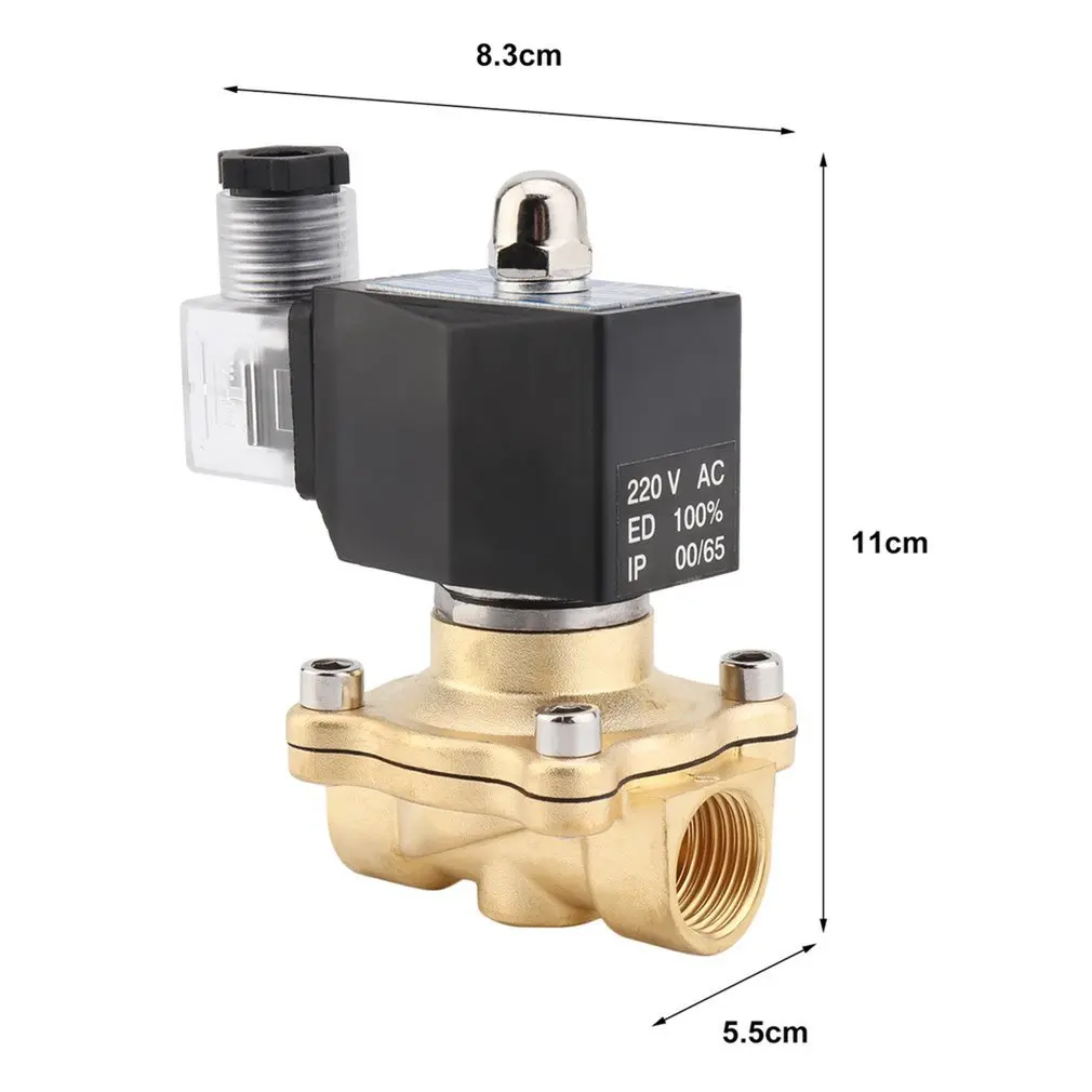High Performance 1/2 Inch AC 220V 2W Square Coil Pure Copper Direct Acting Solenoid Valve Electromagnetic Valve for Garden Water
High Performance 1/2 Inch AC 220V 2W Square Coil Pure Copper Direct Acting Solenoid Valve Electromagnetic Valve for Garden Water