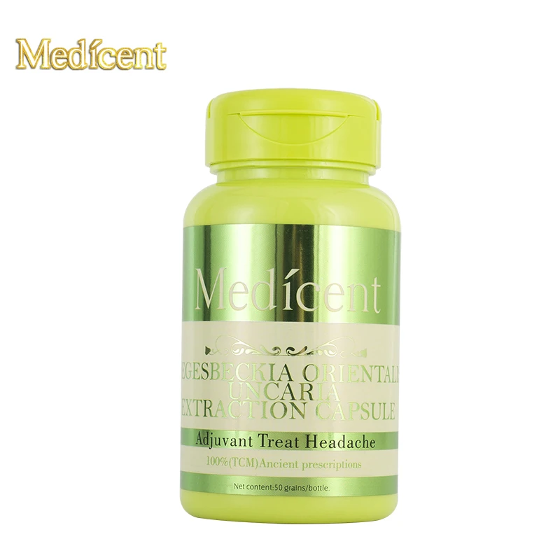 Medicent Siegesbeckia Orientalis Uncaria Extraction Capsule, Adjuvant Treat Headache, Head and neck pain,other diseases 50pcs.
Medicent Siegesbeckia Orientalis Uncaria Extraction Capsule, Adjuvant Treat Headache, Head and neck pain,other diseases 50pcs.
