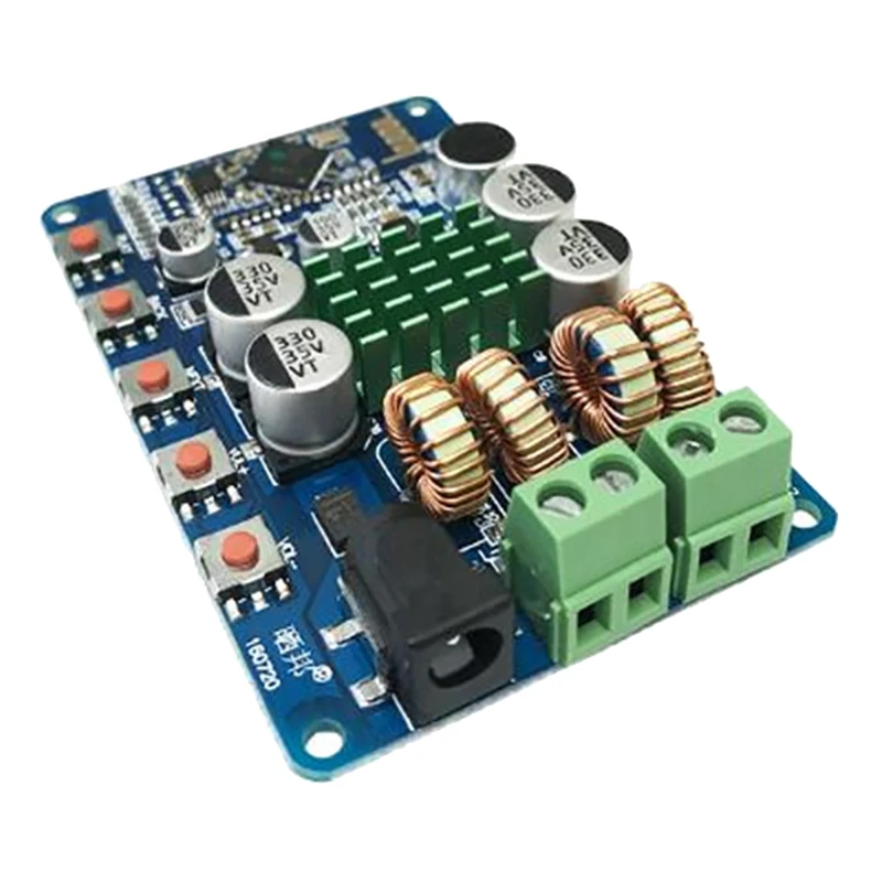 Плата цифрового усилителя мощности TPA3116D2 с Bluetooth, 24 В, 3 А, 50 Вт, 2 канала, прием аудио 4,0, модуль усилителя
Плата цифрового усилителя мощности TPA3116D2 с Bluetooth, 24 В, 3 А, 50 Вт, 2 канала, прием аудио 4,0, модуль усилителя