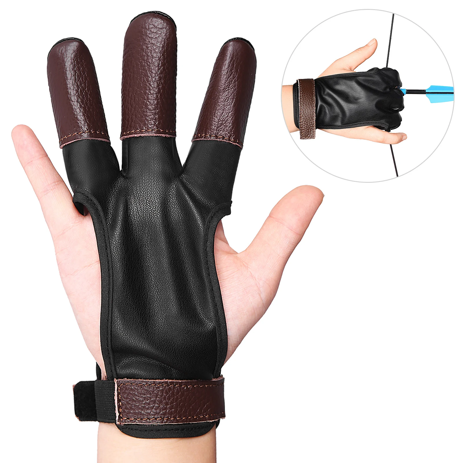 Sports Mittens Archery Glove Shooting Glove Three Finger Protector Guard for Recurve Compound Bow
Sports Mittens Archery Glove Shooting Glove Three Finger Protector Guard for Recurve Compound Bow