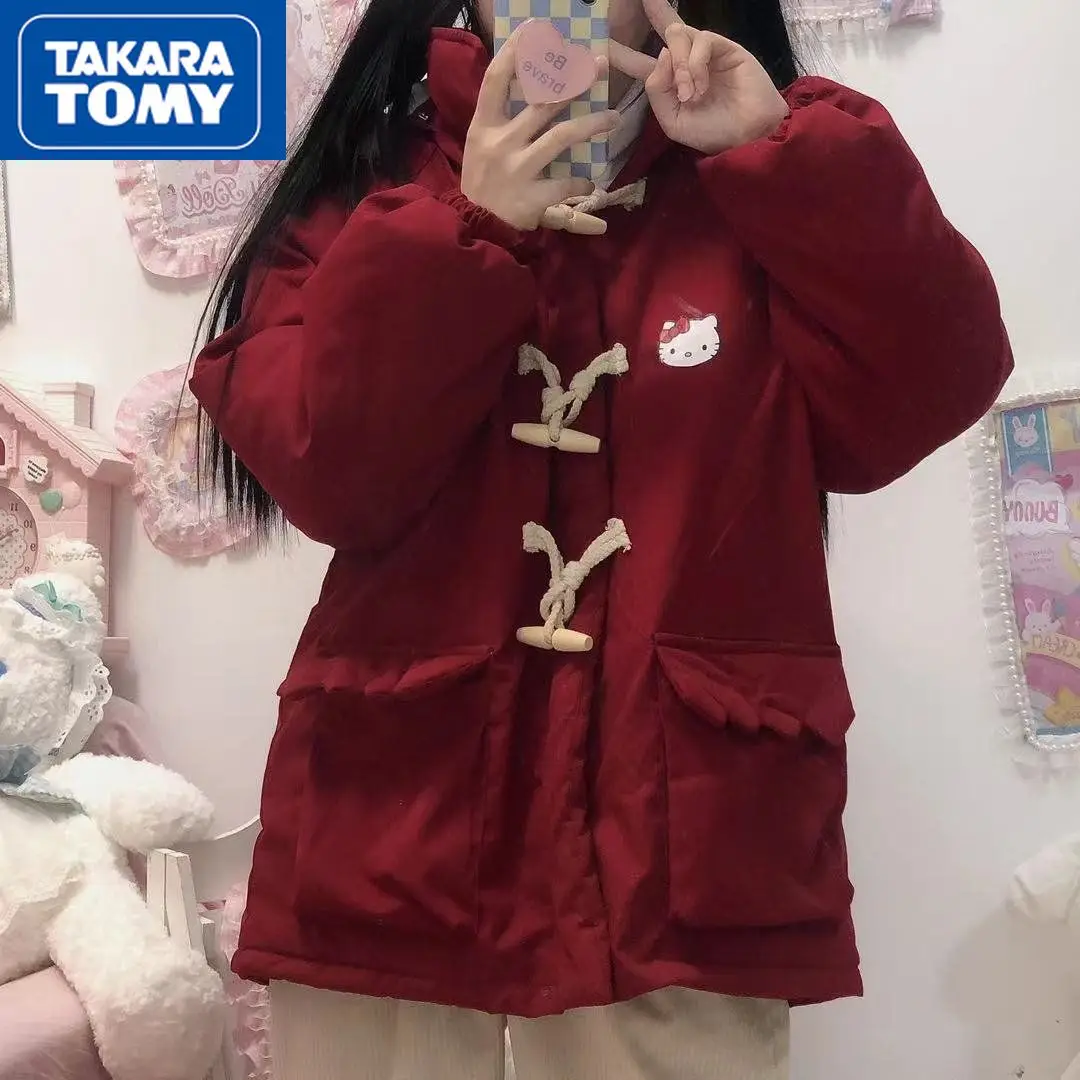 TAKARA TOMY winter new cartoon Hello Kitty loose thick cute cotton jacket simple sweet fresh student jacket
TAKARA TOMY winter new cartoon Hello Kitty loose thick cute cotton jacket simple sweet fresh student jacket