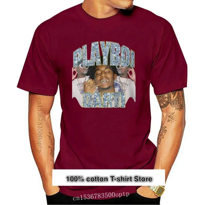 Playboi Carti-camiseta negra Vintage de Hip-Hop para hombre, ropa, camiseta de manga corta, camiseta de moda, novedad de 2021
Playboi Carti-camiseta negra Vintage de Hip-Hop para hombre, ropa, camiseta de manga corta, camiseta de moda, novedad de 2021