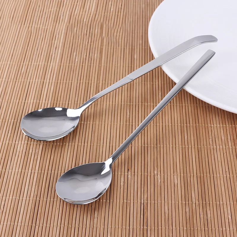 Hot 10pcs/lot Long Handle Stainless steel Round Spoon Korean Spoon Kitchen Table Spoons Tableware Soup Spoons Flatware Cutlery
Hot 10pcs/lot Long Handle Stainless steel Round Spoon Korean Spoon Kitchen Table Spoons Tableware Soup Spoons Flatware Cutlery