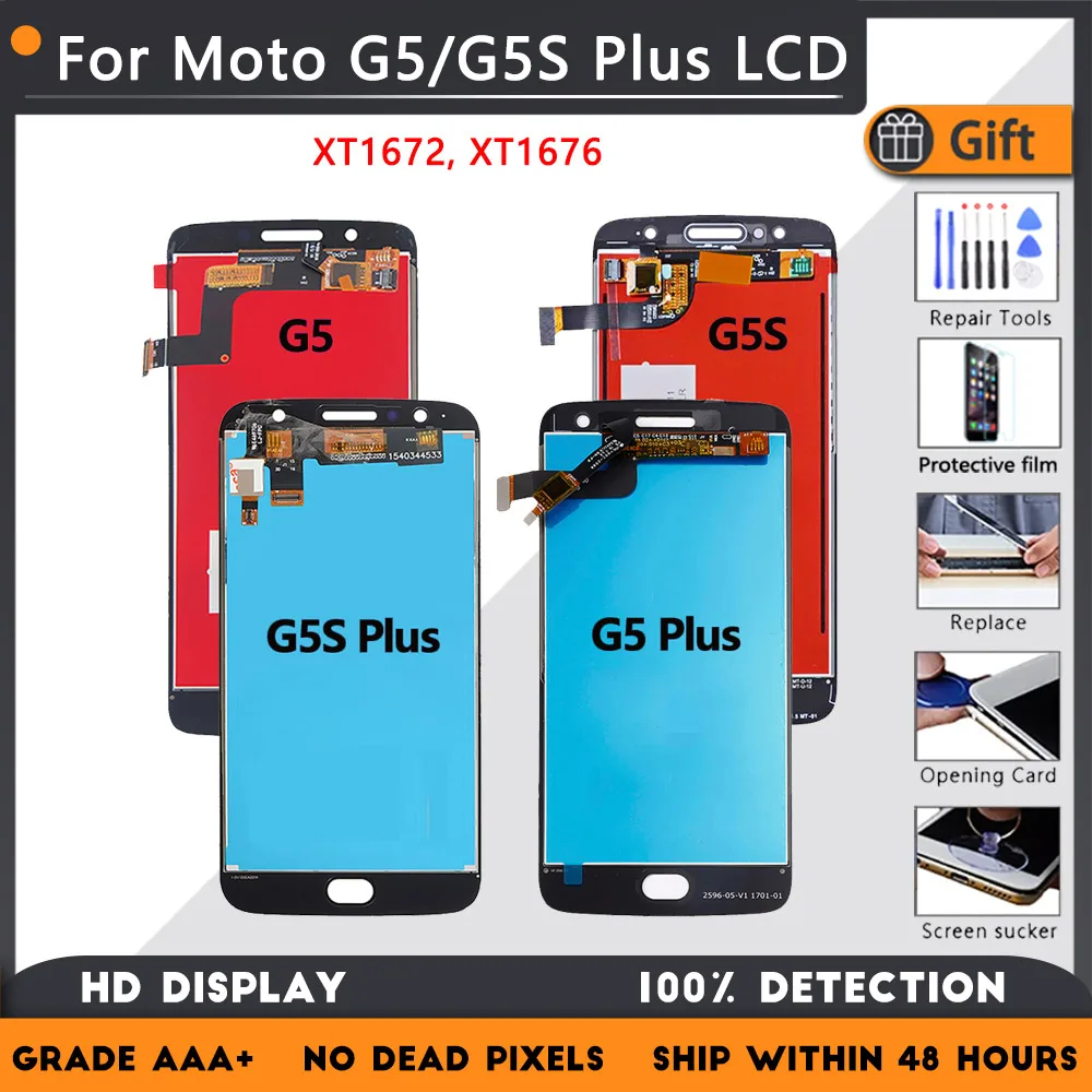 100% протестирован для Motorola Moto G5S Plus G5 Plus ЖК-дисплей сенсорный экран дигитайзер в сборе Замена для MOTO G5 G5S ЖК + рамка
100% протестирован для Motorola Moto G5S Plus G5 Plus ЖК-дисплей сенсорный экран дигитайзер в сборе Замена для MOTO G5 G5S ЖК + рамка