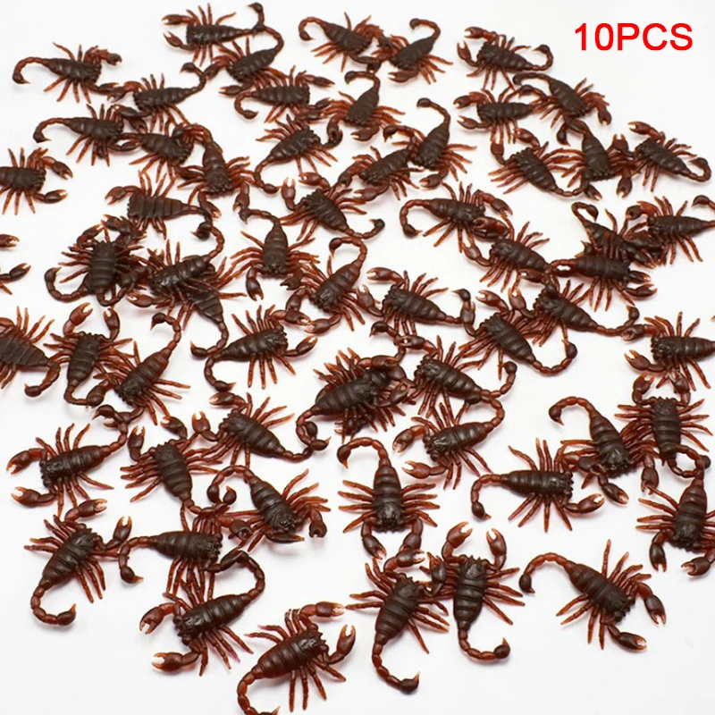 

10 шт./лот апрельский день дураков преследовать других имитация скорпионов ужасов червь игрушки тошнота ложный Скорпион пугающие игрушки