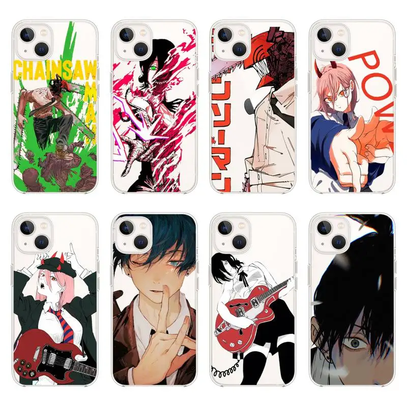 Chainsaw Man Phone Case For IPhone 13 Mini 12 11 Pro Max Xs X Xr 7 8 Plus Se 2020 Transparent Clear Funda
Chainsaw Man Phone Case For IPhone 13 Mini 12 11 Pro Max Xs X Xr 7 8 Plus Se 2020 Transparent Clear Funda
