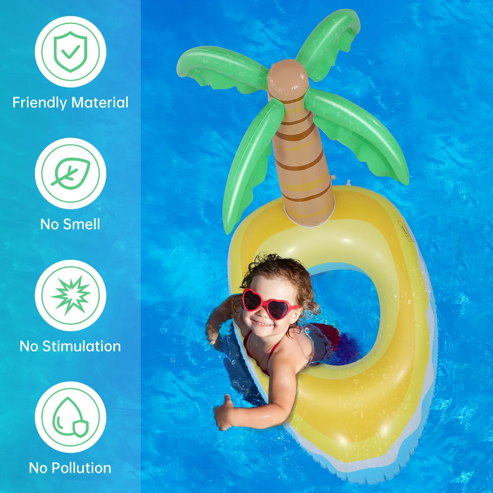 Clispeed Inflatable Coconut Tree Swimming Ring Kids Summer Party Swim Ring Outdoor Easy to Inflate Swim Float for for Pool
Clispeed Inflatable Coconut Tree Swimming Ring Kids Summer Party Swim Ring Outdoor Easy to Inflate Swim Float for for Pool