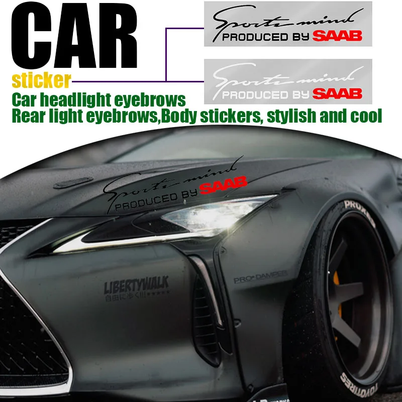 Car Marks Headlight Light Eyebrow Sticker Reflective Stripe for SAAB 9-X 97X Turbo X Monster 9-2X GT750 97X Etc Car Accessories
Car Marks Headlight Light Eyebrow Sticker Reflective Stripe for SAAB 9-X 97X Turbo X Monster 9-2X GT750 97X Etc Car Accessories