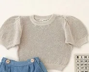 Girls Casual Simple Style Knitwear, Solid Color Short Puff Sleeves Round Collar Tops in 6 Colors
Girls Casual Simple Style Knitwear, Solid Color Short Puff Sleeves Round Collar Tops in 6 Colors