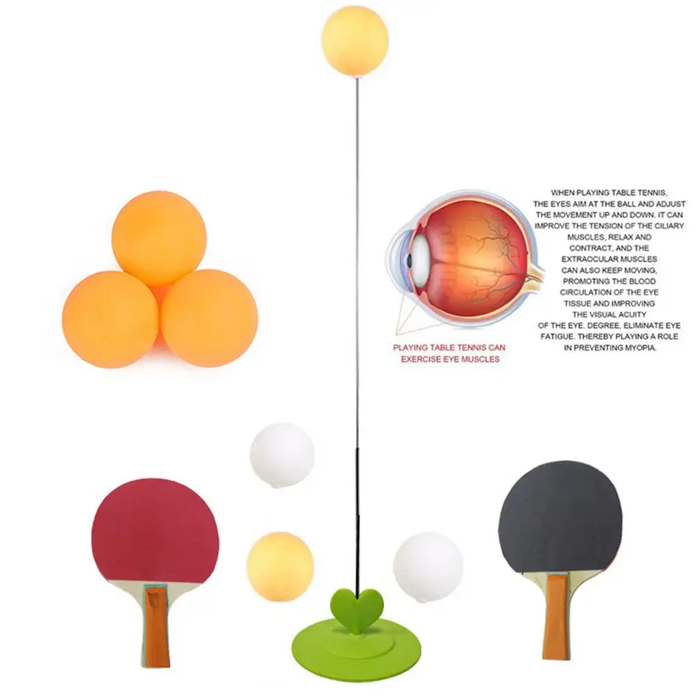 Elastic Soft Shaft Table Tennis Trainer Elastic Rod Training Ball with Leisure Decompression Sports
Elastic Soft Shaft Table Tennis Trainer Elastic Rod Training Ball with Leisure Decompression Sports