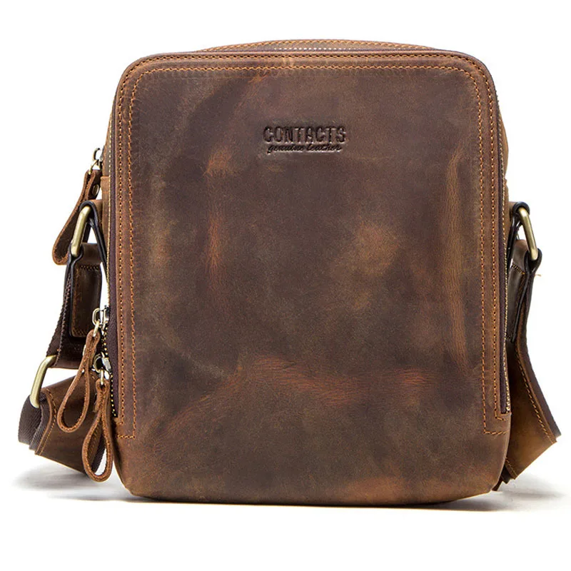 New 2019 Leisure Man Single Shoulder Bag More Function Genuine Leather Male Crossbody Bag Head Layer Cowhide Handbags
New 2019 Leisure Man Single Shoulder Bag More Function Genuine Leather Male Crossbody Bag Head Layer Cowhide Handbags