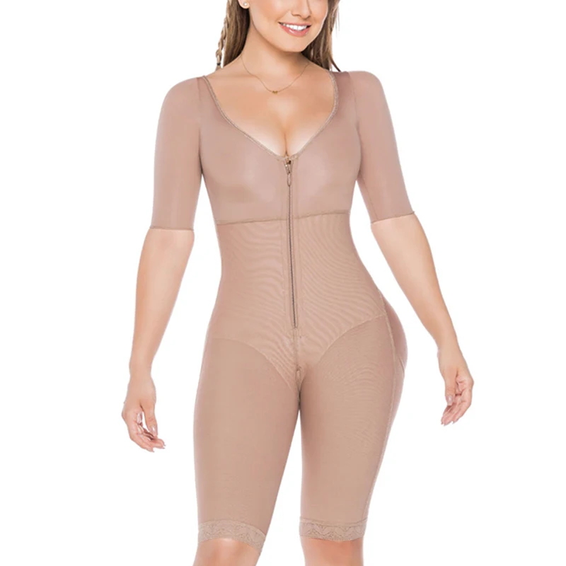 Colombian Reductive Shapewear Women Modeling Strap Fajas Postpartum Girdles Waist Trainer Body Shaper Tummy Wrap With Zipper
Colombian Reductive Shapewear Women Modeling Strap Fajas Postpartum Girdles Waist Trainer Body Shaper Tummy Wrap With Zipper