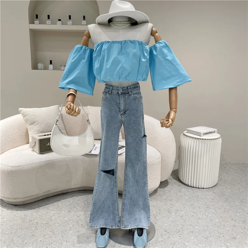 Women Summer 2021 Niche Design Fashion Design Sense Off Shoulder Short Sleeve Bottoming Shirt Short Off Shoulder Top
Women Summer 2021 Niche Design Fashion Design Sense Off Shoulder Short Sleeve Bottoming Shirt Short Off Shoulder Top