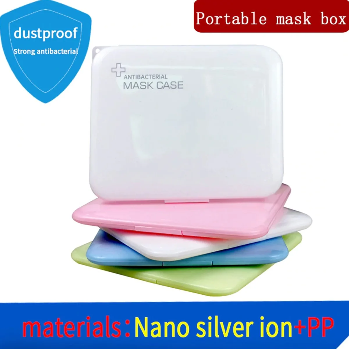 Portable Mask Storage Box Mask Cover Case funda mascarilla estuche mascarilla Facemask Case Face Mask Storage