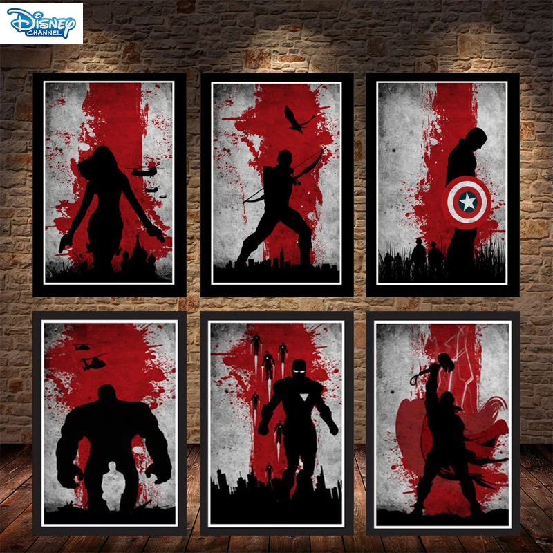 Canvas Painting Marvel Superhero Anime Poster Captain America Iron Man Minimalist Vintage Wall Art for Kids Room Decor
Canvas Painting Marvel Superhero Anime Poster Captain America Iron Man Minimalist Vintage Wall Art for Kids Room Decor