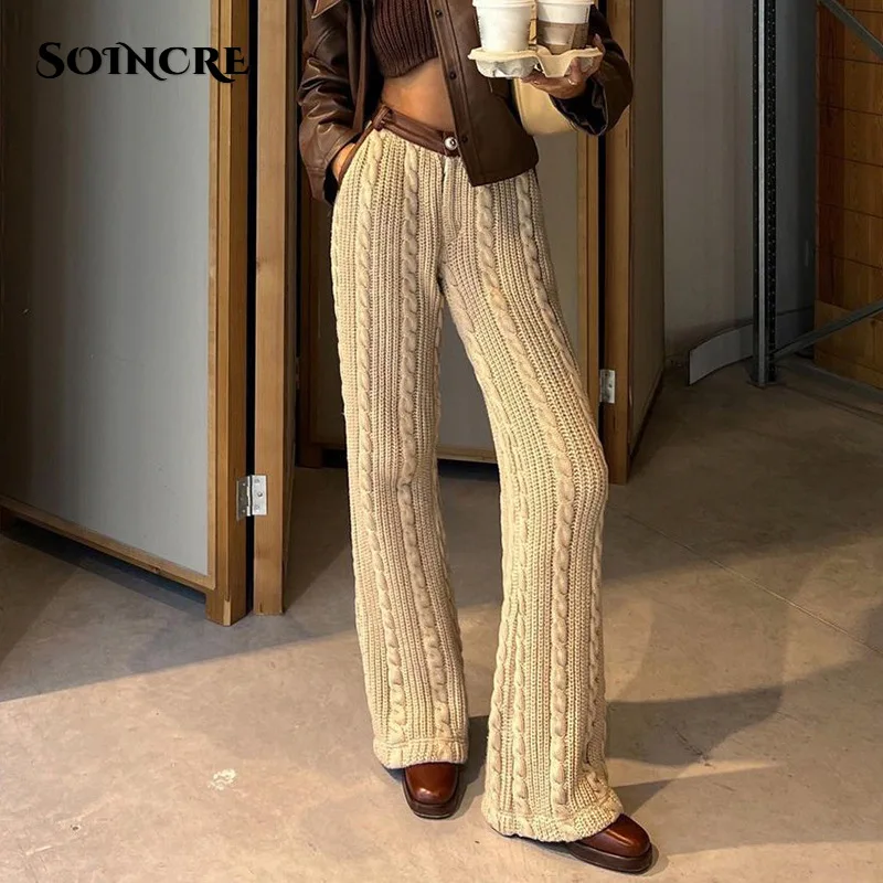 Y2K Knitted Buttons Zipper Loose Pants Women Autumn Winter Fashion High Waist Pocket Straight Trousers Casual Lady High Street
Y2K Knitted Buttons Zipper Loose Pants Women Autumn Winter Fashion High Waist Pocket Straight Trousers Casual Lady High Street