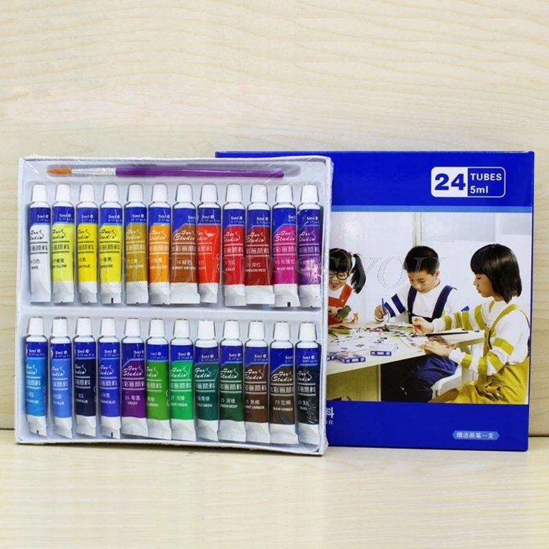 12/18/24 Colors 5ML Tube Watercolor Paint set Art Painting Drawing Tools For Kid Drop Shipping
12/18/24 Colors 5ML Tube Watercolor Paint set Art Painting Drawing Tools For Kid Drop Shipping
