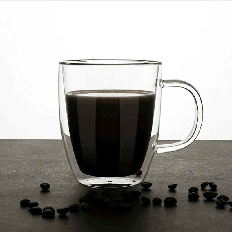 375/475ml Heat-resistant Mugs Handmade Healthy Coffee Mugs Double Wall Cups Glass Mugs Thermal Insulated Creative with Glass Lid 
375/475ml Heat-resistant Mugs Handmade Healthy Coffee Mugs Double Wall Cups Glass Mugs Thermal Insulated Creative with Glass Lid