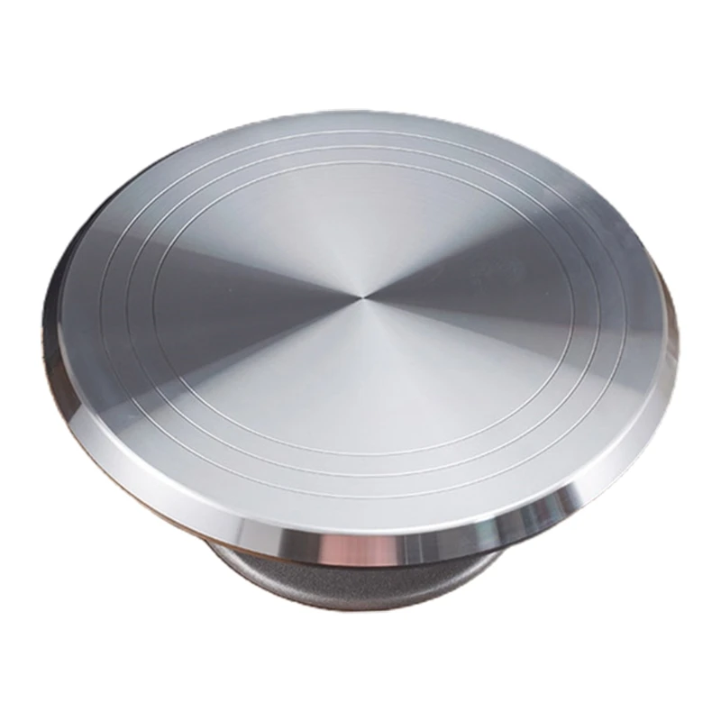10" Cake Decorating Turntable Round 360 Rotating Stainless Steel Cake Stand Platform Household Revolving Cake Tools
10" Cake Decorating Turntable Round 360 Rotating Stainless Steel Cake Stand Platform Household Revolving Cake Tools