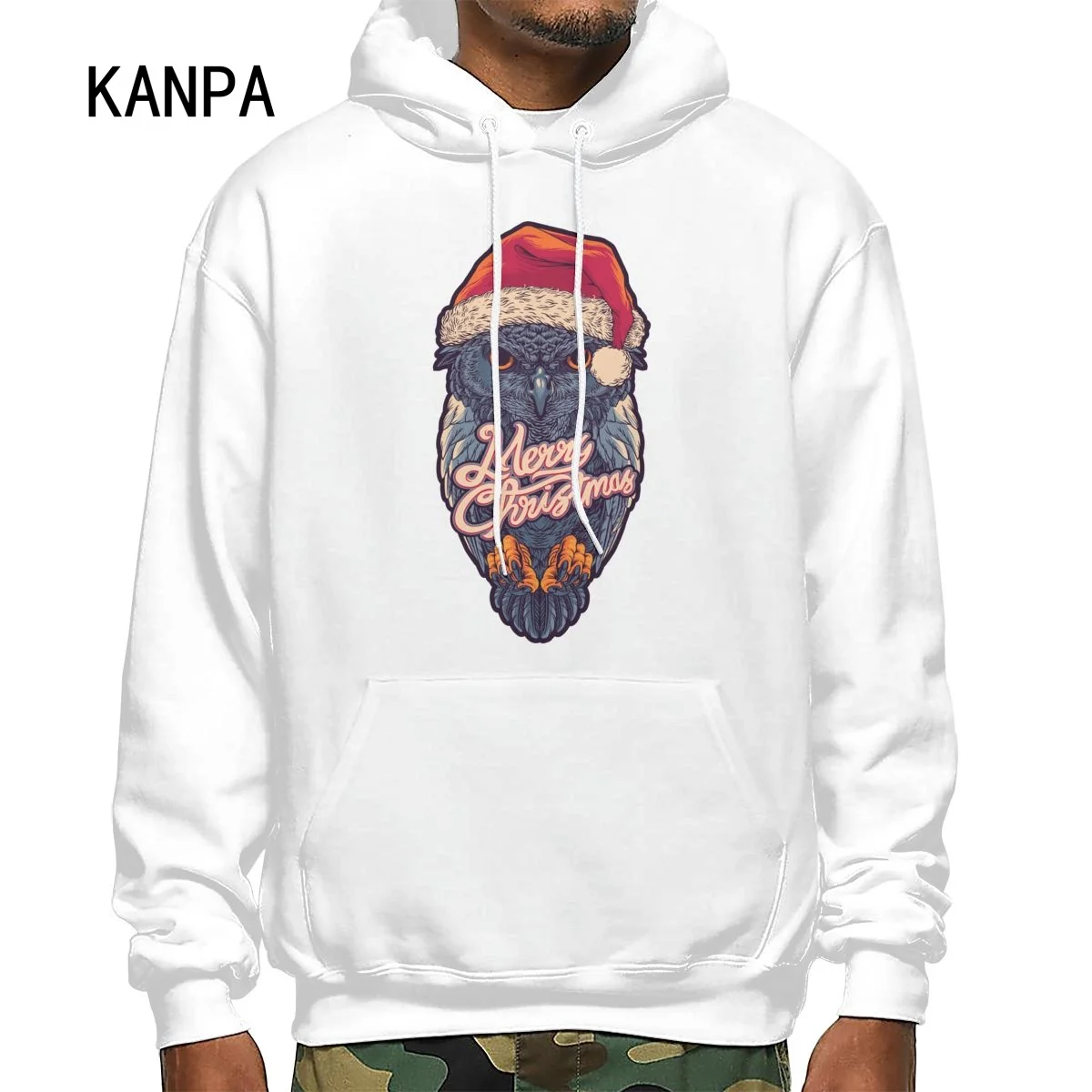 Kanpa Brand New Fashion Men's Christmas Owl Hoodies Personality Pattern Print Hoody Men Workout Top Funny Sweatshirts
Kanpa Brand New Fashion Men's Christmas Owl Hoodies Personality Pattern Print Hoody Men Workout Top Funny Sweatshirts