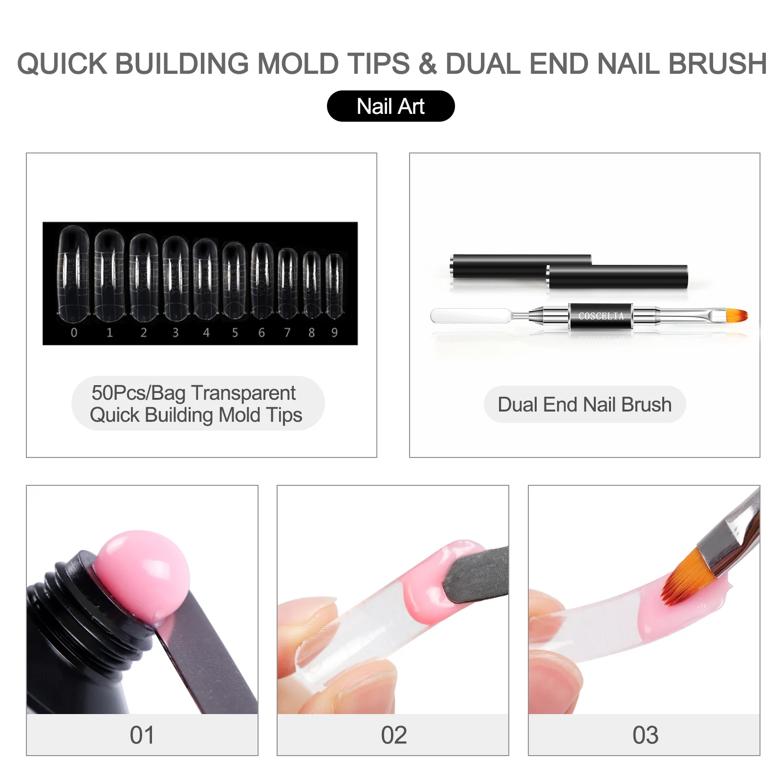 COSCELIA Professional Poly Nail Gel Kit Of Nail Kit Set Art Design Decorations Extension Kit For Gel Nail Kit
COSCELIA Professional Poly Nail Gel Kit Of Nail Kit Set Art Design Decorations Extension Kit For Gel Nail Kit