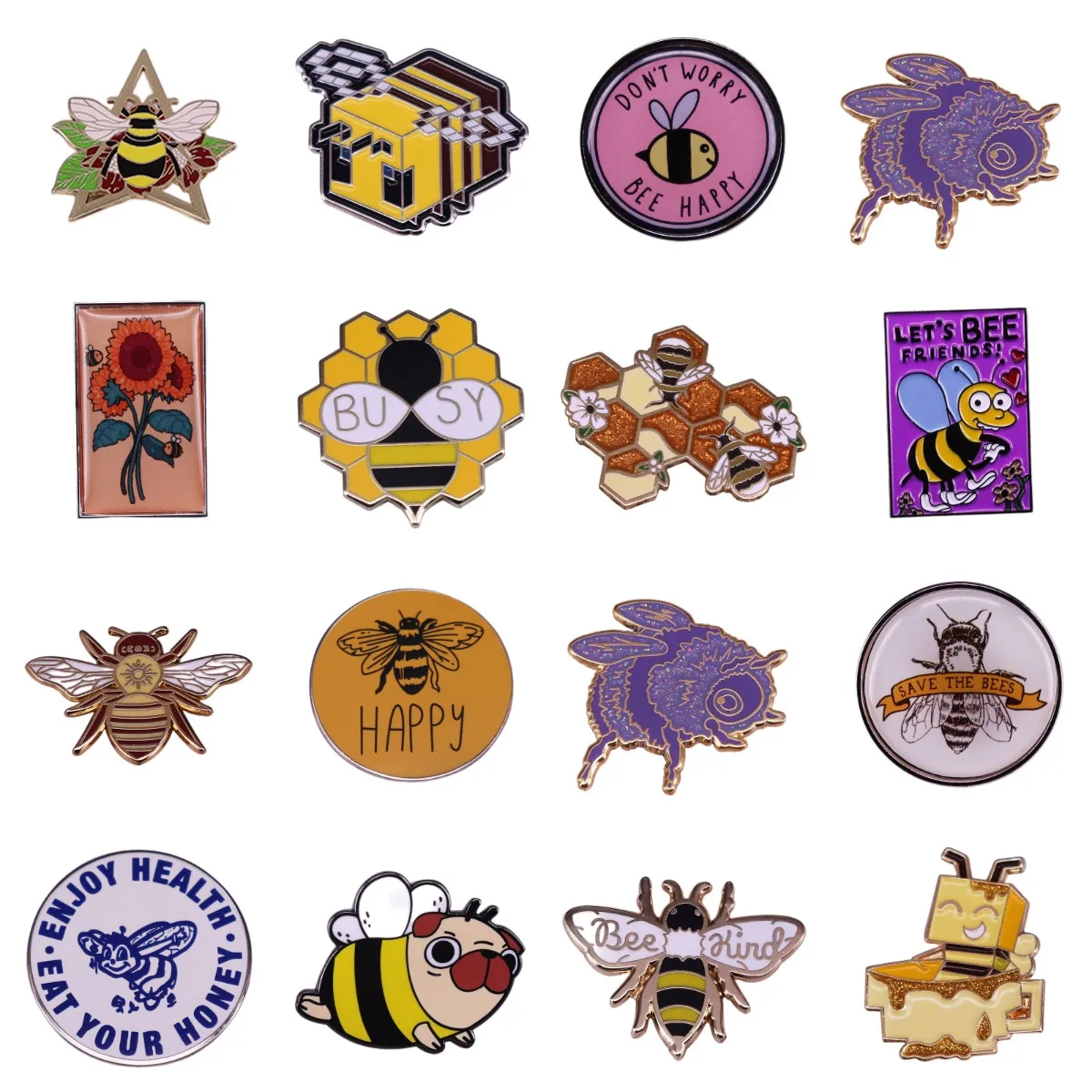 Excellent Quality Glitter Honey Bee Enamel Pin Sunflower Brooch Badge Funny Novelty Nature Animal Pretty Jewelry Gift Wholesale
Excellent Quality Glitter Honey Bee Enamel Pin Sunflower Brooch Badge Funny Novelty Nature Animal Pretty Jewelry Gift Wholesale