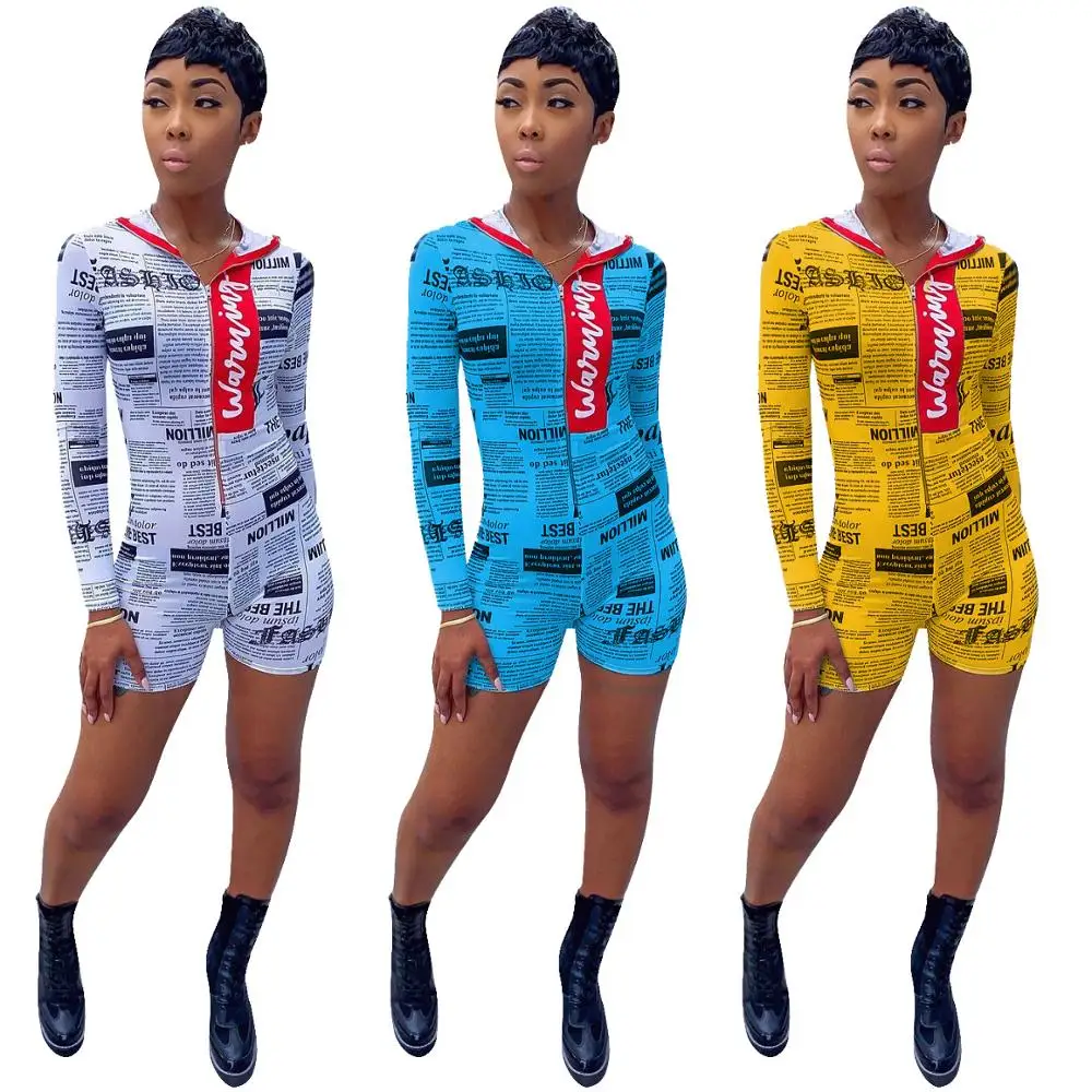 Trendy Chic Letter Printed Contrast Long Sleeve Women Jumpsuit Romper Bodycon Playsuit 2021 Wholesale New Product
Trendy Chic Letter Printed Contrast Long Sleeve Women Jumpsuit Romper Bodycon Playsuit 2021 Wholesale New Product