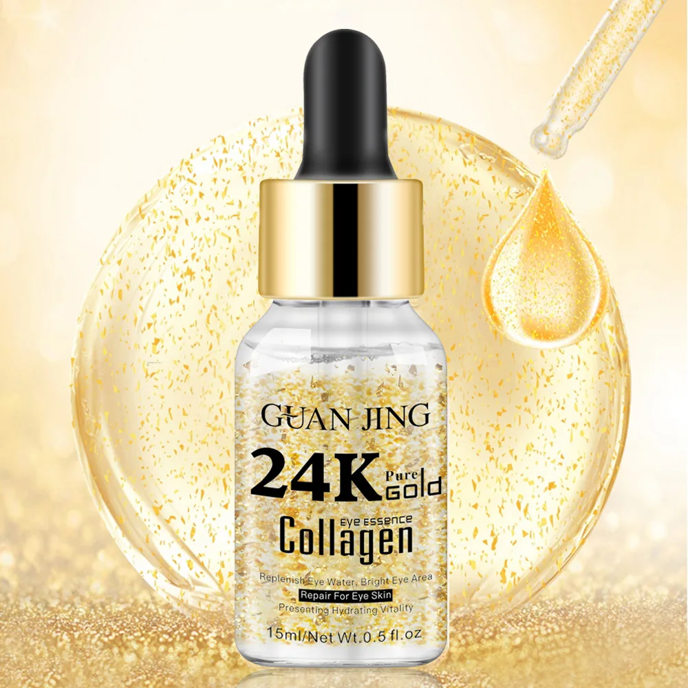 Eye Serum 24K Gold Collagen Serum Essence Anti-Wrinkle Anti-Age Whiten Lightening Dark circles Eye Care Essence
Eye Serum 24K Gold Collagen Serum Essence Anti-Wrinkle Anti-Age Whiten Lightening Dark circles Eye Care Essence