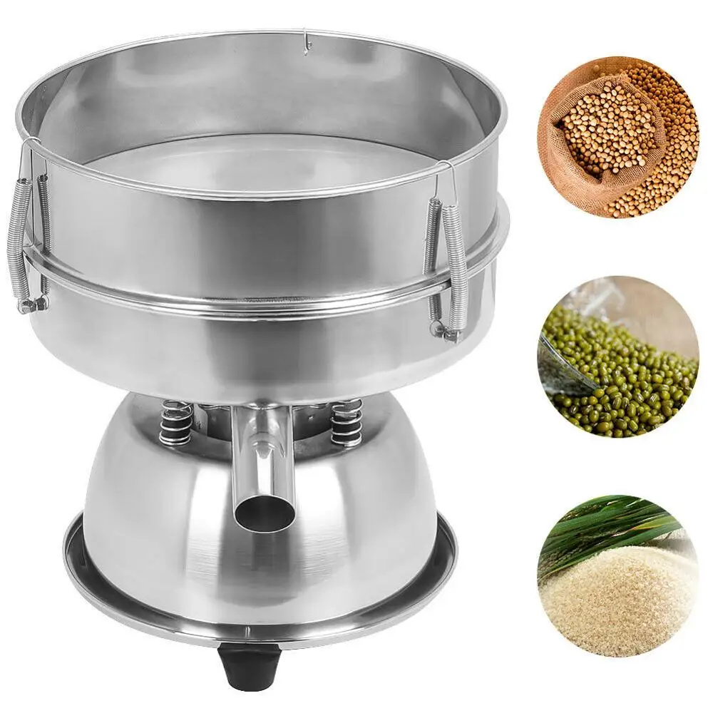 110V 40 mesh Electric Stainless Steel Vibrating Sieve Machine Powder Screening Machine Shaker Screener Impurities Remover
110V 40 mesh Electric Stainless Steel Vibrating Sieve Machine Powder Screening Machine Shaker Screener Impurities Remover