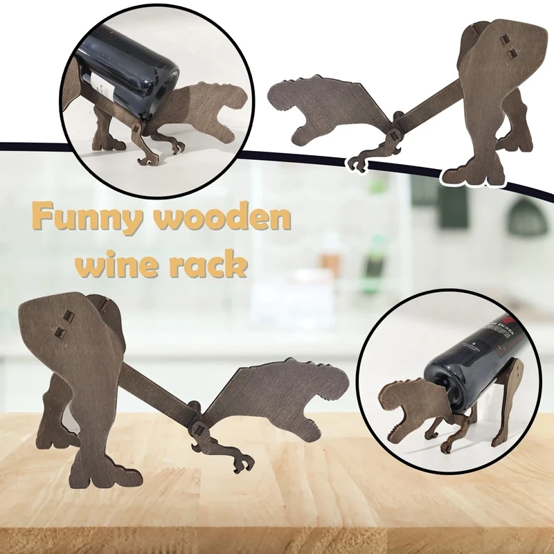 2021 Creative Wooden Wine Rack Wooden T-Rex Wine Rack and Personalized Home Assembling Decoration Dinosaur Bar Barware Ornaments
2021 Creative Wooden Wine Rack Wooden T-Rex Wine Rack and Personalized Home Assembling Decoration Dinosaur Bar Barware Ornaments