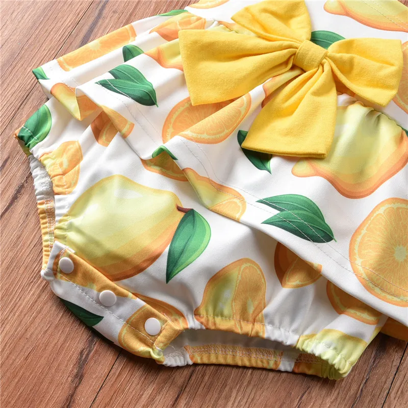 0-12M Newborn Baby Girl Rompers Watermelon/Lemon Print Bow Jumpsuit Dress Ruffles One Pieces Summer Clothes Girls Cotton Romper
0-12M Newborn Baby Girl Rompers Watermelon/Lemon Print Bow Jumpsuit Dress Ruffles One Pieces Summer Clothes Girls Cotton Romper
